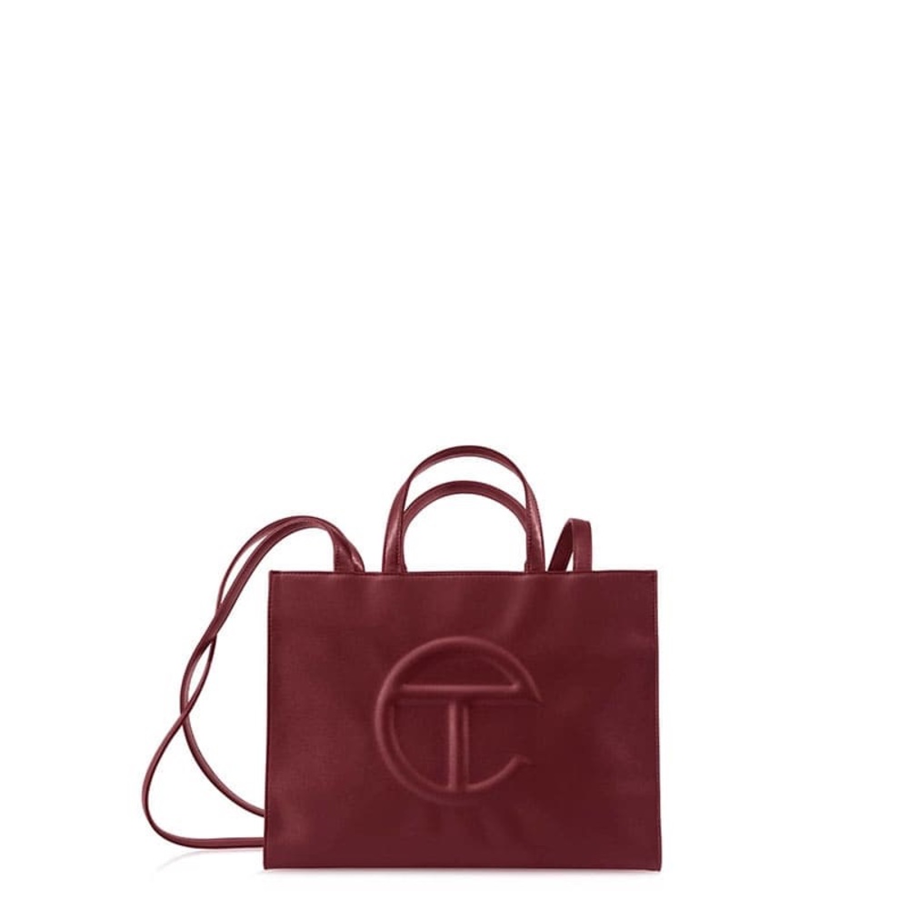 NWT- Telfar Medium Oxblood Shopping Bag